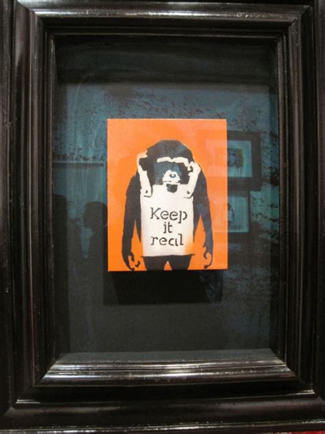 Banksy, Keep It Real (2001): Banksy Exhibition in London - AskMen