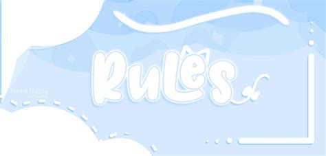 . ๑ ⊹﹒Rules banner ♡. . . ｡ﾟﾉ | Rules discord banner, Discord server ...