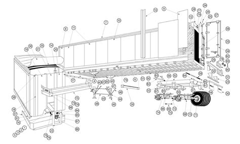 trailer parts diagram - Wiring Diagram and Schematics