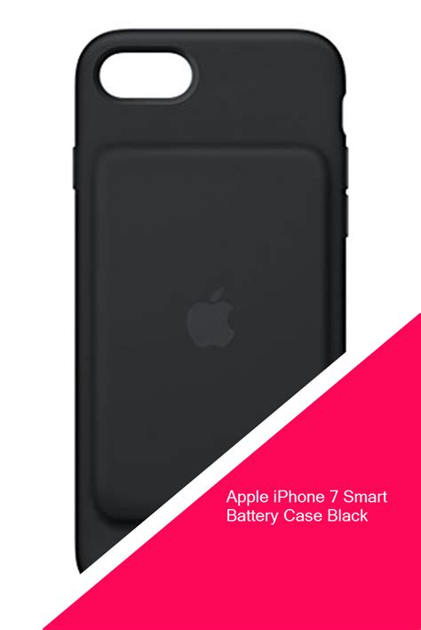 Apple iPhone 7 Smart Battery Case Black | Iphone 7 black, Battery cases ...