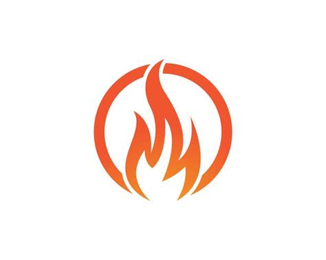 Fire vector icon logo template 585186 Vector Art at Vecteezy