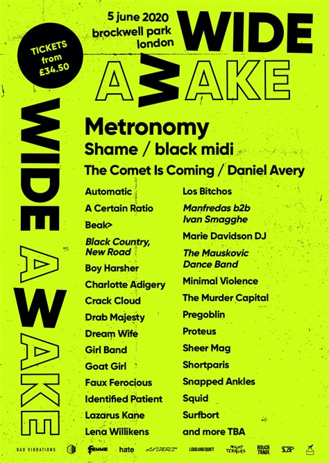 » Wide Awake festival is coming to London Something You Said