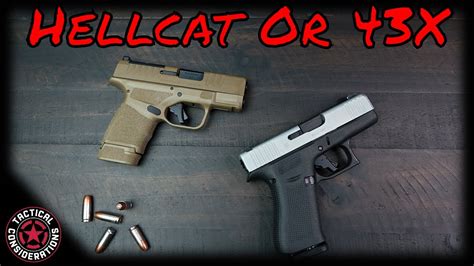 Springfield Hellcat VS Glock 43X Ultra Compact Battle - YouTube