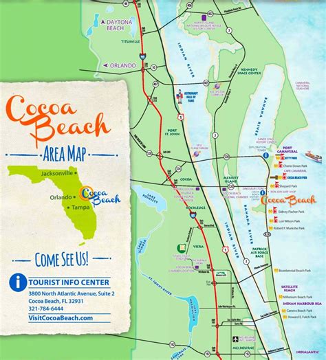 Sorce Transportation Maps Cocoa Beach Florida Map Printable Maps | Beach Map