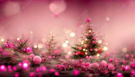 Christmas Pink Tree Wallpapers - Wallpaper Cave