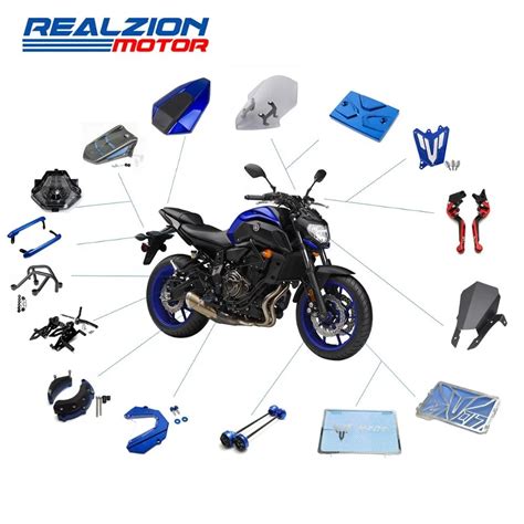 Realzion Motorcycle Accessories For Yamaha Mt07 Fz07 Mt09 Fz09 Mt 07 Fz ...