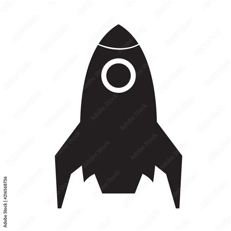 Isolated spaceship logo Stock Vector | Adobe Stock