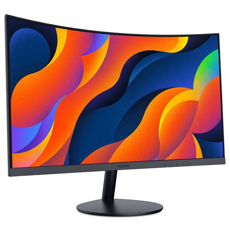 KOORUI 24-Inch Curved Computer Monitor- Full HD 1080P 75Hz Gaming Monitor 1800R LED Monitor HDMI ...