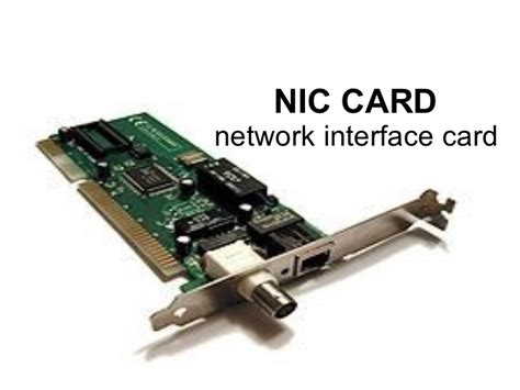 Components Of Nic Card