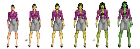 She Hulk Transformation by bradbarry2 on DeviantArt