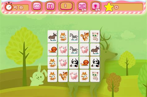 Animals Mahjong Connection - play game online in full screen