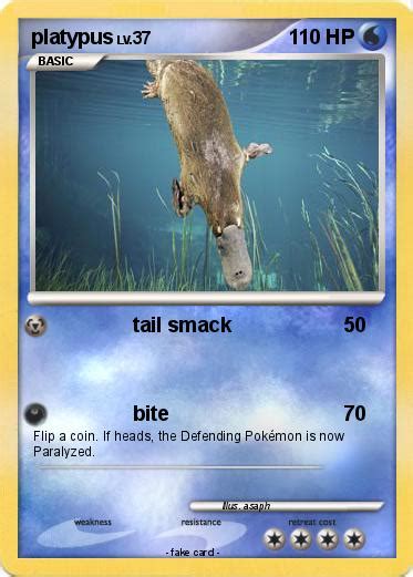 Pokémon platypus 54 54 - tail smack - My Pokemon Card