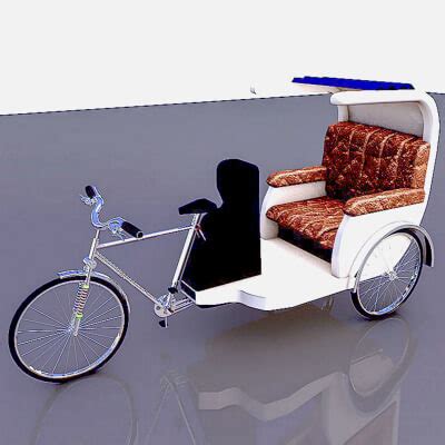 Bike Rickshaw 2 - 3D Model by Pictorer