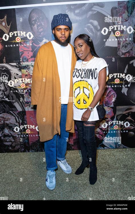 New York, NY - September 13, 2019: Christopher Jordan Wallace, T’Yanna Wallace attend Optimo ...