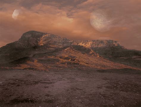 Martian Landscape SLightly terraformed by Thepermman on DeviantArt