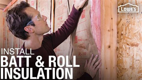 How to Install Batt and Roll Insulation - YouTube