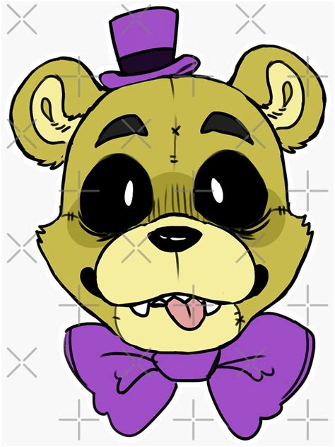 "Psychic Friend Fredbear" Sticker for Sale by CricketKissss | Redbubble