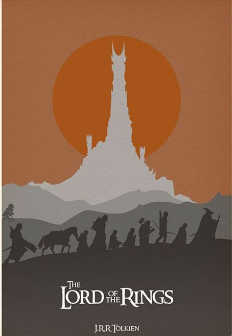 The Lord of the Rings - Minimalist Movie Poster — Posteritty | Movie ...