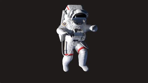 Modern Astronaut 3D Model // RenderCrate - Free & HD Objects