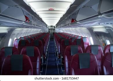 Interior Inside Jetliner Empty Board Plane Stock Photo 1681753447 | Shutterstock