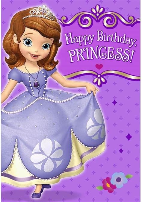 Disney Princess Sofia Birthday Card : Amazon.co.uk: Stationery & Office ...