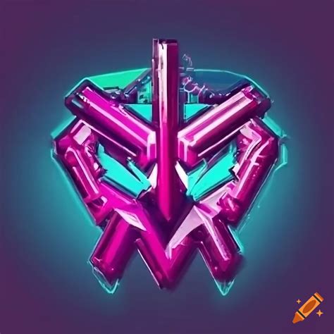 Cyberpunk gang logo design on Craiyon