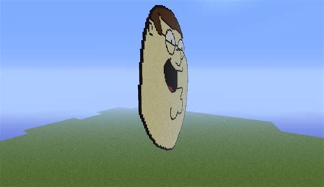 Peter Griffin Face (Pixel Art) Minecraft Project