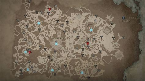 Diablo 4 map, Altars of Lilith, stronghold, and World Boss locations ...