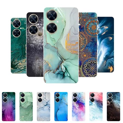 for Funda Huawei Nova 11i Case Soft Silicone Marble Back Cover Phone ...