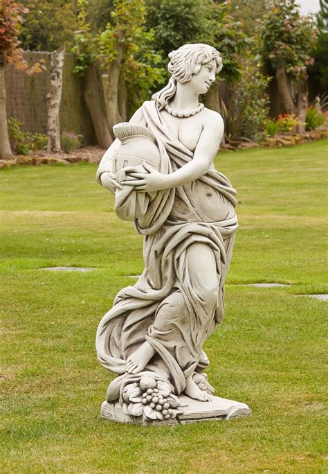 Roman Goddess Gladiator Stone Garden Statue