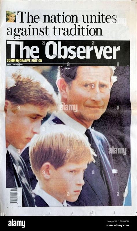 William harry diana funeral 1997 hi-res stock photography and images ...