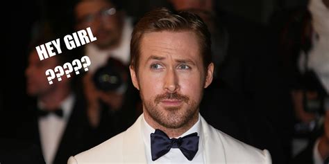 Ryan Gosling Hates The 'Hey Girl' Meme