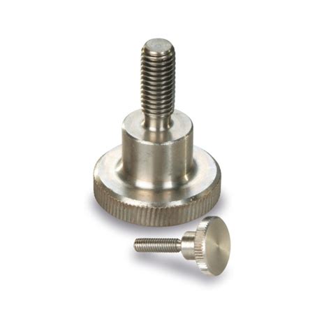 Knurled thumb Screw in steel or stainless steel | Grip knobs and handles