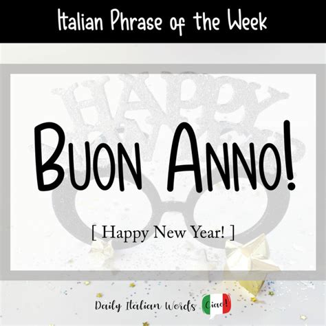 How to Say "Happy New Year!" in Italian - Buon Anno! - Daily Italian Words