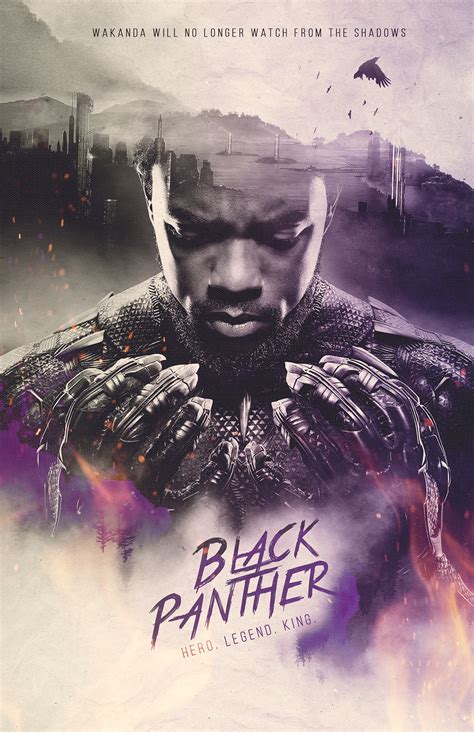 "Black Panther" poster (fanmade) : r/blackpanther