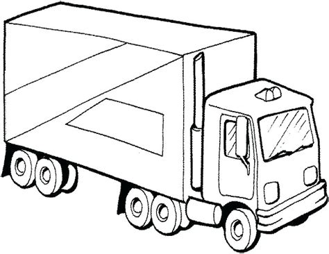 Semi Truck Coloring Pages at GetColorings.com | Free printable ...