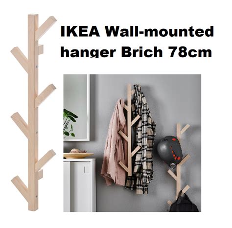 IKEA Wall hanger Coat/jacket hangers wall mounted Cloth Hanging Rack ...