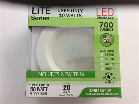Led Dimmable Recessed Light 10W 700 Lumens 3000K | LED Hi-Tek