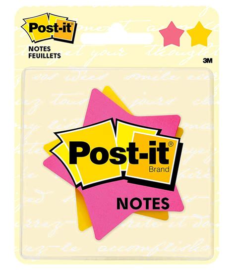 Post-It Star-shaped Notes 3" x 3" (2 pads of 75) | 3M