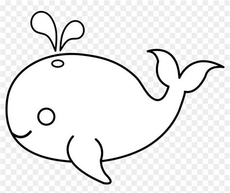 Baby Whale Photos Of Clip Art Free Printable - Cartoon Whale Black And ...