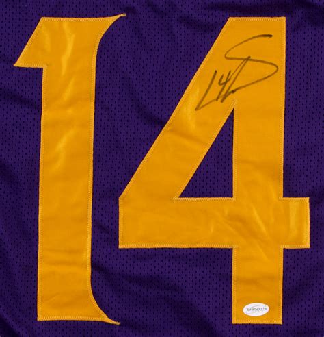 Stefon Diggs Signed Vikings Color Rush Jersey (TSE COA) | Pristine Auction