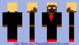 Steve Wearing Tuxedo Minecraft Skin