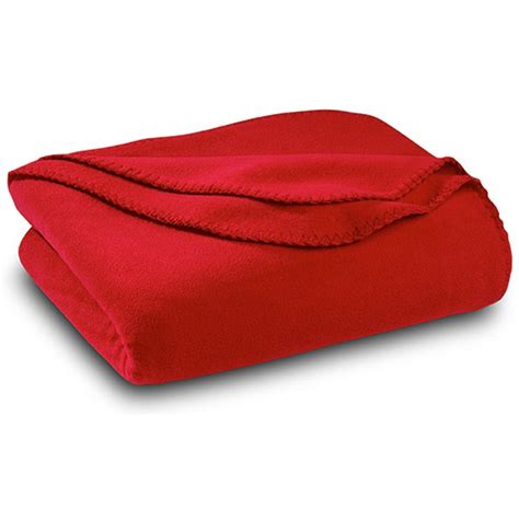 red fleece blanket