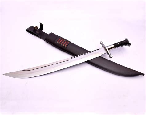 20 Inches Machete Sword, Handmade Sword-machete Knife-full Tang Handle, Fixed Blade Knife-made ...