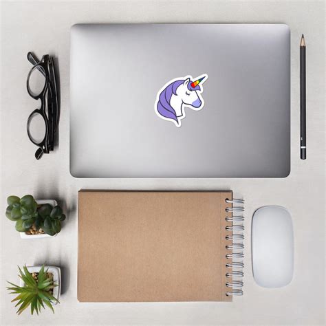 Unicorn Sticker Laptop Stickers Unicorn Vinyl Stickers - Etsy