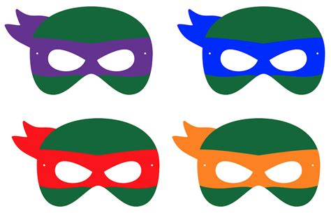 Ninja Turtle Mask Template