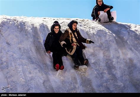 Iranian People Enjoying Winter in Snowy Mountains - Tasnim News Agency
