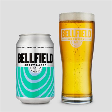 Craft Lager - 12 cans gluten-free-beer - Bellfield Brewery