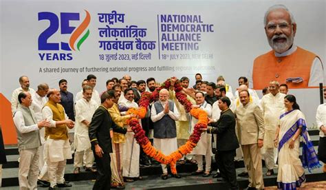 'Time-tested alliance,' says PM Modi as 38 NDA allies meet in Delhi ...