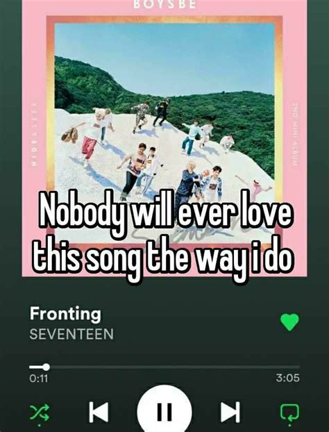 Fronting is probably the most SVT of all SVT songs I've ever heard in 2022 | Songs, Love songs ...